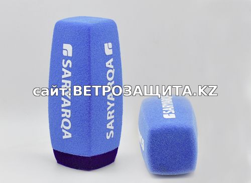 SARYARKA логотипі бар Sennheiser md46 микрофонына арналған жел қорғаны