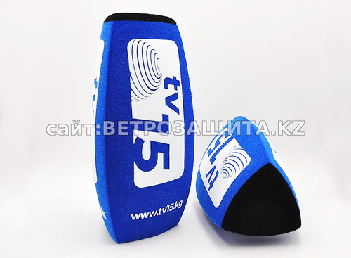 Ветрозащита для микрофона Sensheiser MD46 с логотипом  TV 15 kg